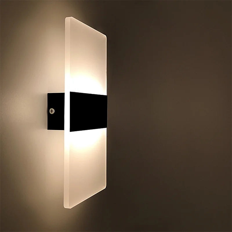 LED Wall Light 220V 110V Bedroom Bedside Light Living Room Balcony Aisle Wall Lamp Corridor Wall Sconce Lamp