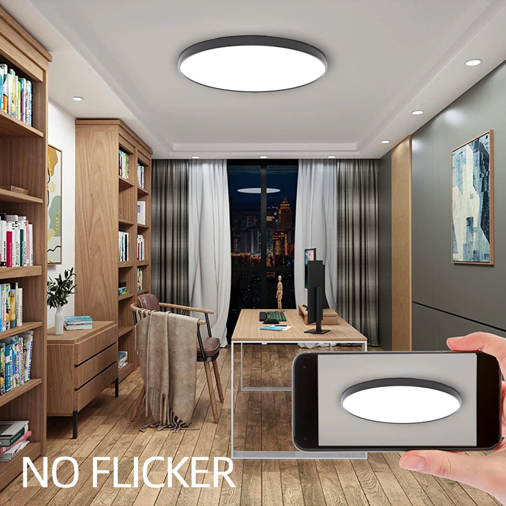 Multi Size Color Bedroom Round New Led Ceiling Lamp Modern for Living Room Round Led Light Lamp Waterproof Led Ceiling Light