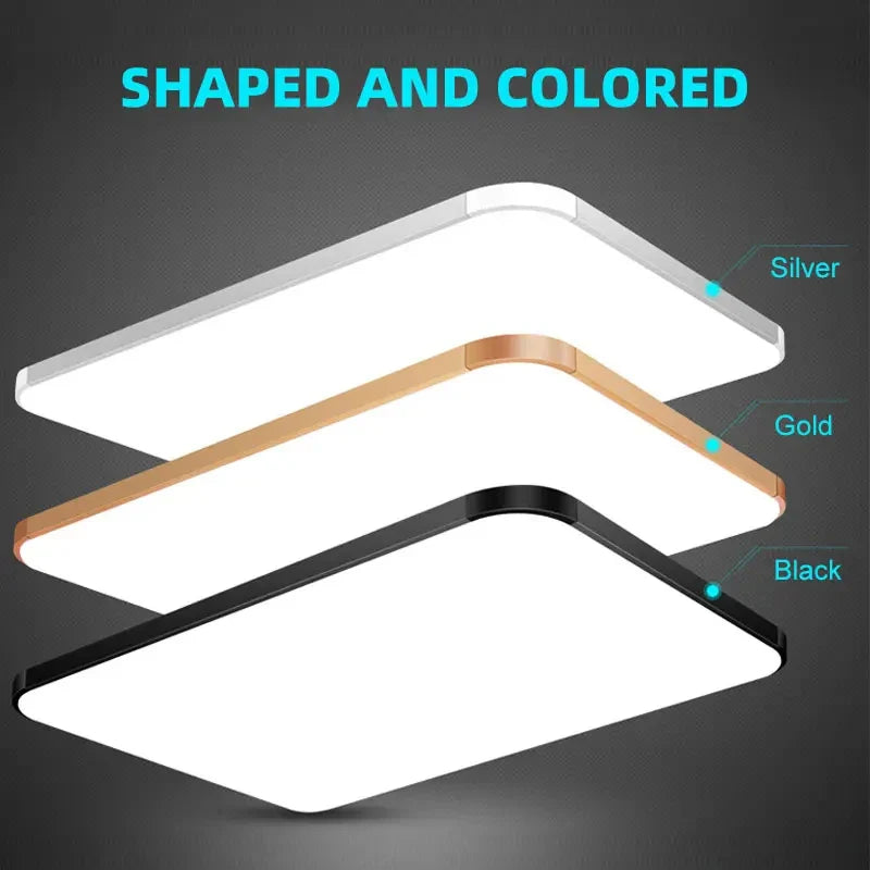 Bedroom Kitchen 110v 220v Surface Mounted Ultra Thin Ceiling Lamp Modern Square Round Led Ceiling Light