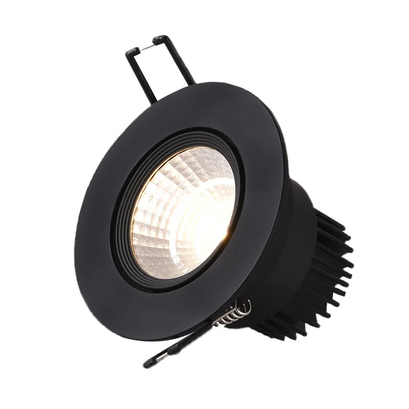 3w 7w 24w Adjustable Angle 60mm 58mm 50mm Cut Out Hole 3 cct Changing Watt Led Downlight