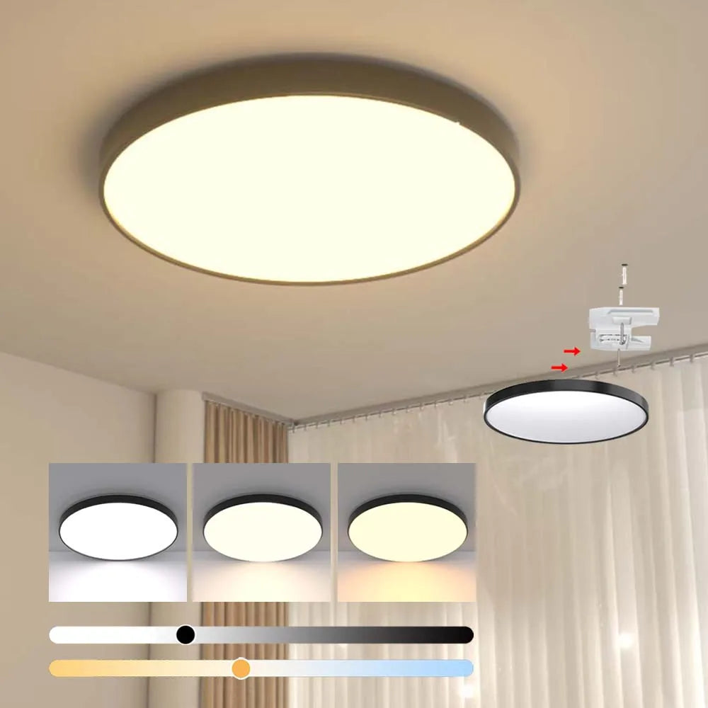 Multi Size Color Bedroom Round New Led Ceiling Lamp Modern for Living Room Round Led Light Lamp Waterproof Led Ceiling Light