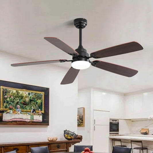 Modern Smart Ceiling Fan 2025 Fancy Ceiling Fan With Lights 52Inches Large Industrial Ventilation Ceiling Fans