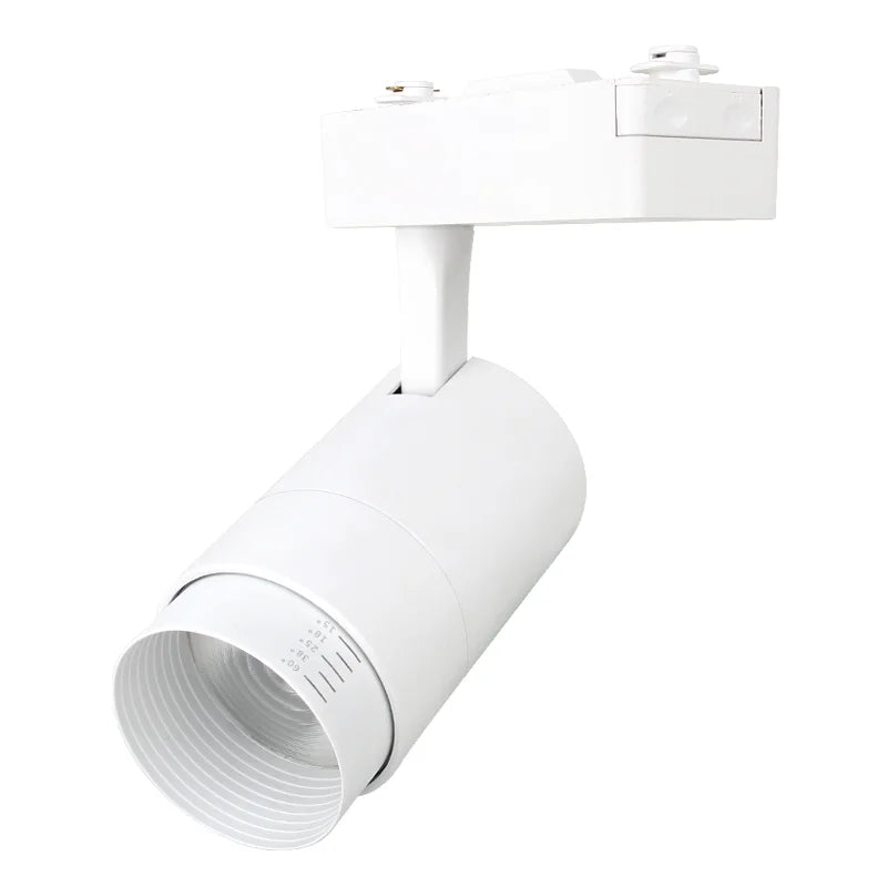 Clothing Shop 3 colors Zoomable 10W 12W 20W 30W Dimmable Focus Adjustable Rail COB LED Track Light